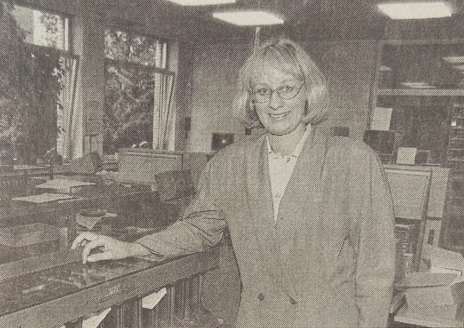 Geschäftsführerin Caroline Hartmann-Serve, 1980