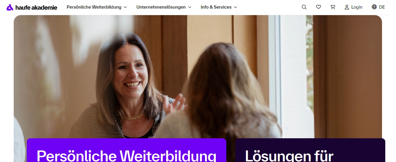 Online-Lernplattform Haufe Akademie