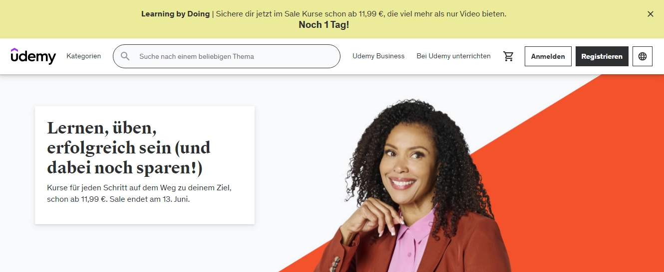 Online-Lernplattform Udemy